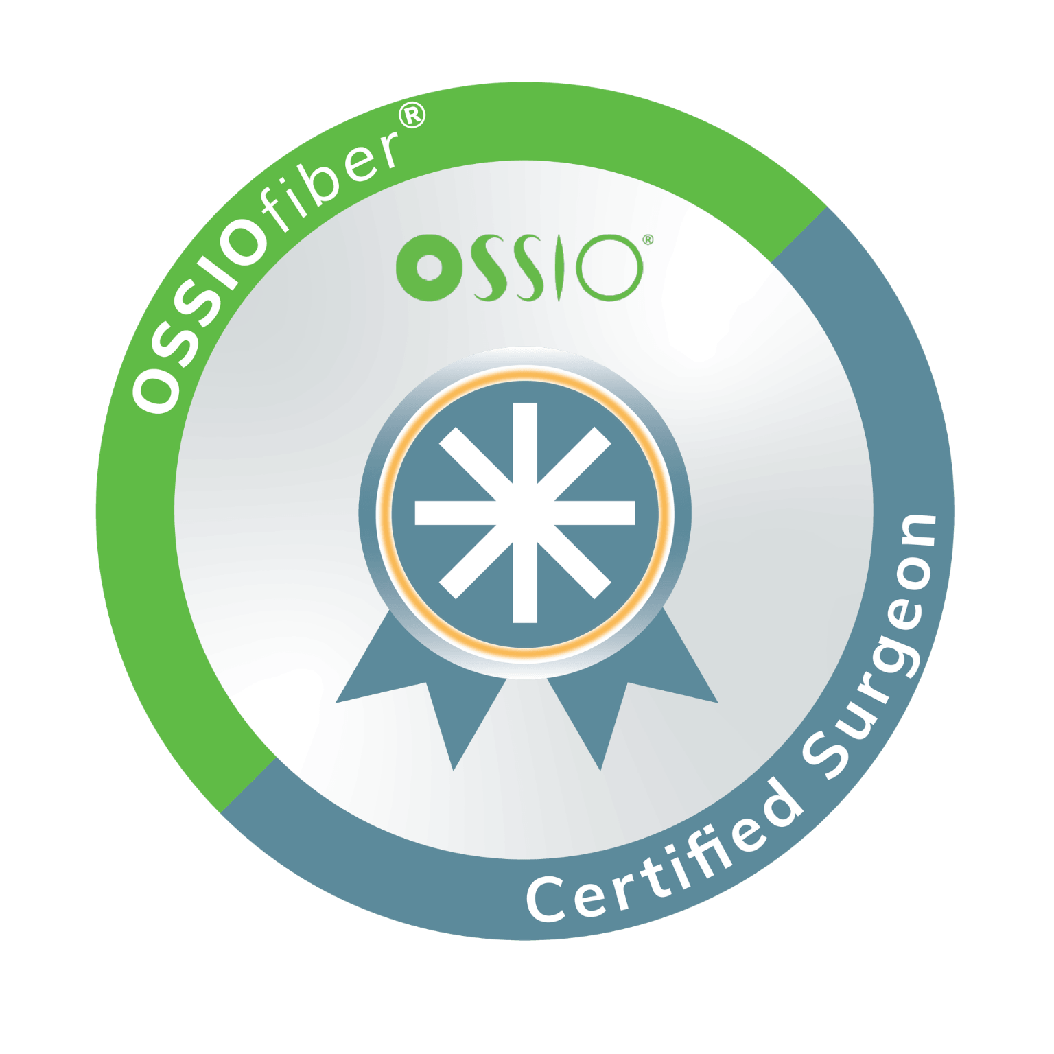 OSSIOfiber Certified Surgeon Badge