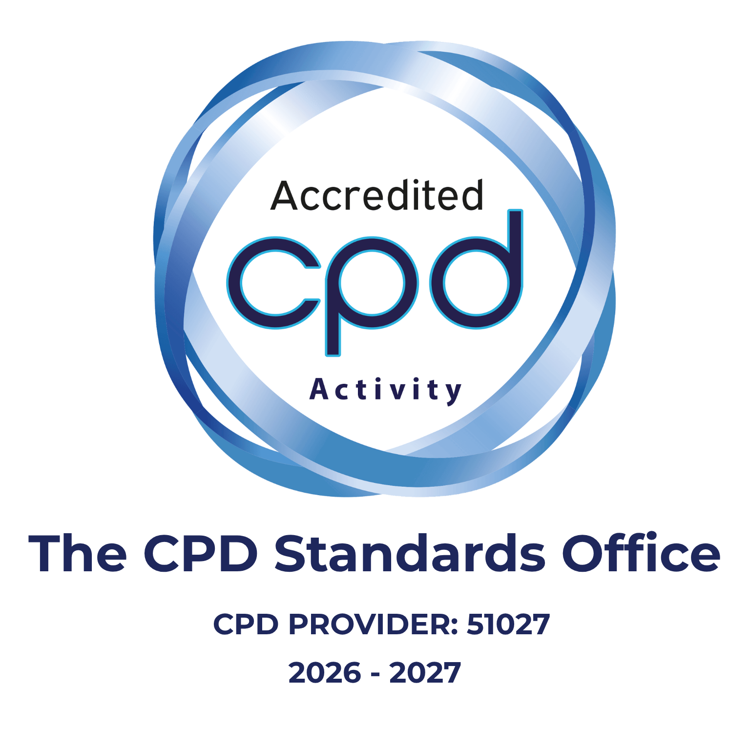 Accredited by The CPD Standards Office – Provider Number 51027
