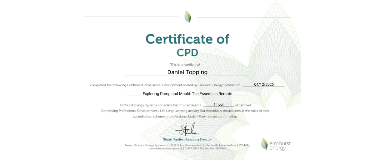 Check out Daniel Topping's Exploring Damp and Mould: The Essentials ...