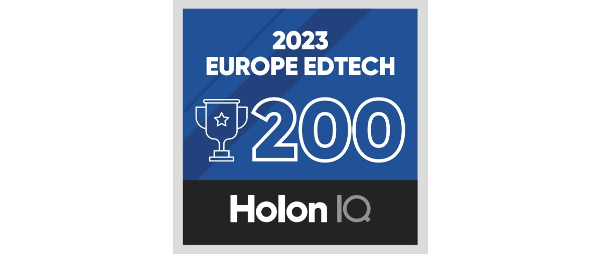 Jetlearn's award for the 2023 Europe EdTech 200 recognized by HolonIQ