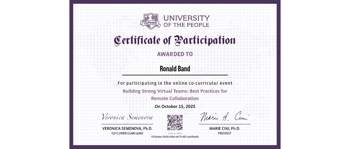 Check out Ronald Band's Webinar:- Building Strong Virtual Teams: Best ...