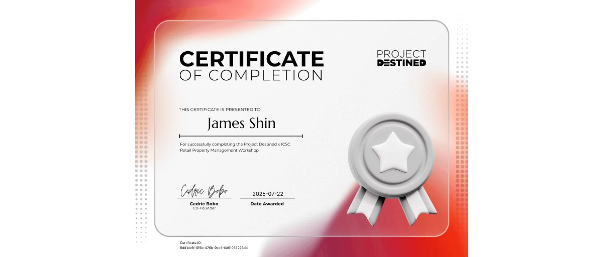 View James Shin's Summer 2025 ICSC x Project Destined Retail Property ...