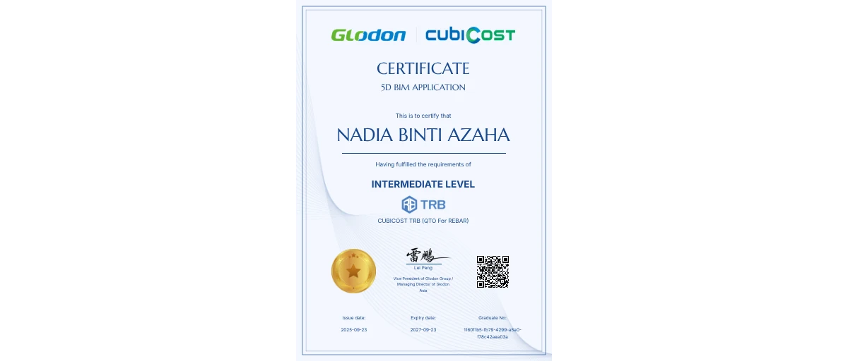 Check out NADIA BINTI AZAHA's MY-TRB-INTERMEDIATE-PERSONAL credential ...