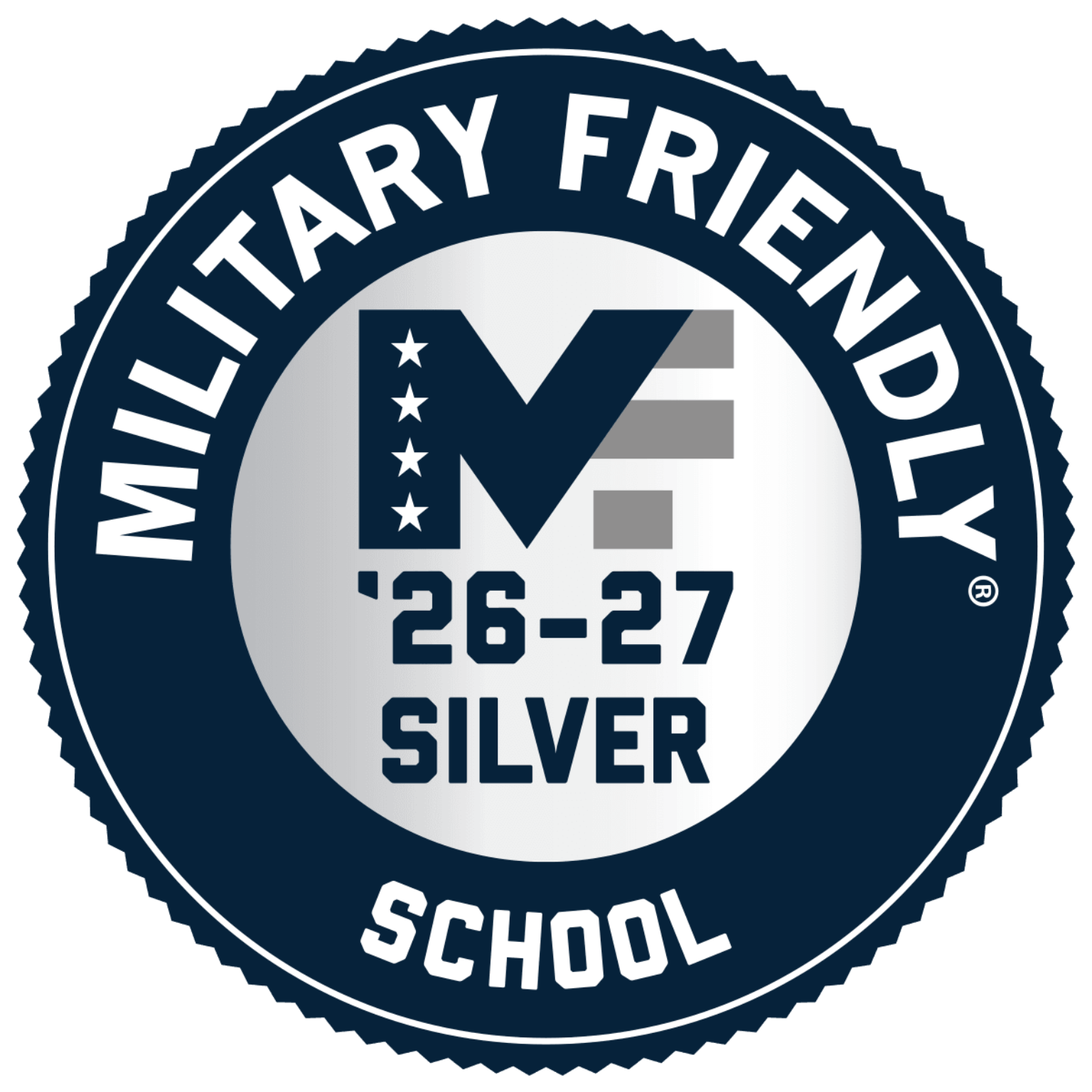 a 2026-2027 Silver Military Friendly school